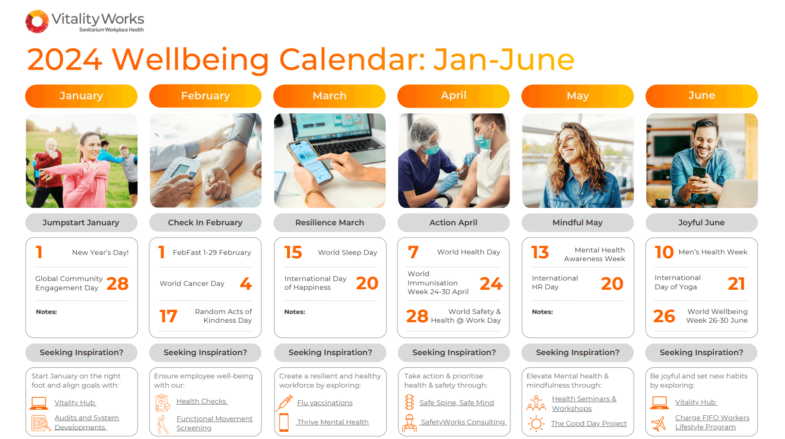 Wellbeing Calendar