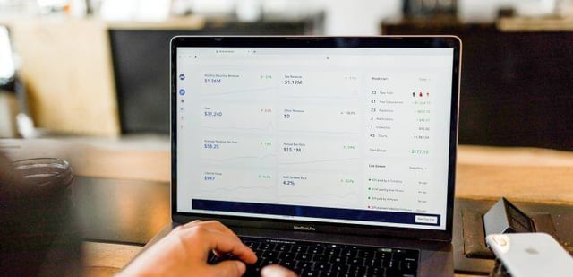 Client Portal on Laptop